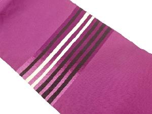 横縞模様織出し名古屋帯